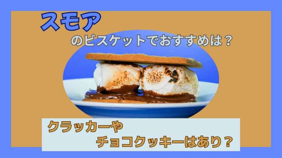 スモアのビスケットでおすすめは？クラッカーやチョコクッキーはあり？